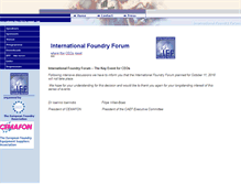 Tablet Screenshot of international-foundry-forum.org